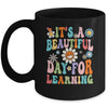 It's Beautiful Day For Learning Retro Teacher Back To School Mug | siriusteestore