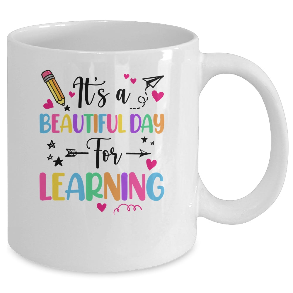 It's Beautiful Day For Learning Teachers Students Women Mug | siriusteestore