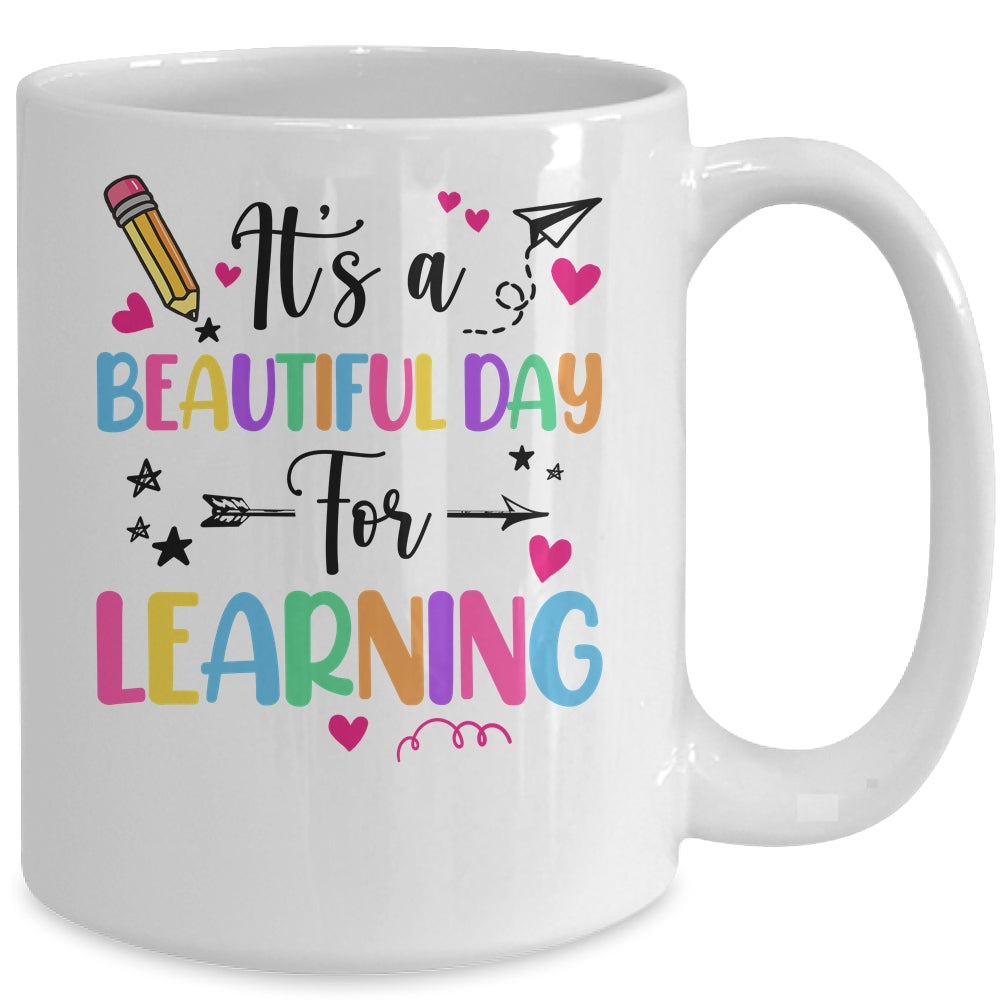 It's Beautiful Day For Learning Teachers Students Women Mug | siriusteestore