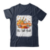 It's Fall Y'all Pumpkin Truck Autumn Tree Bleached Leopard Shirt & Long Sleeve | siriusteestore