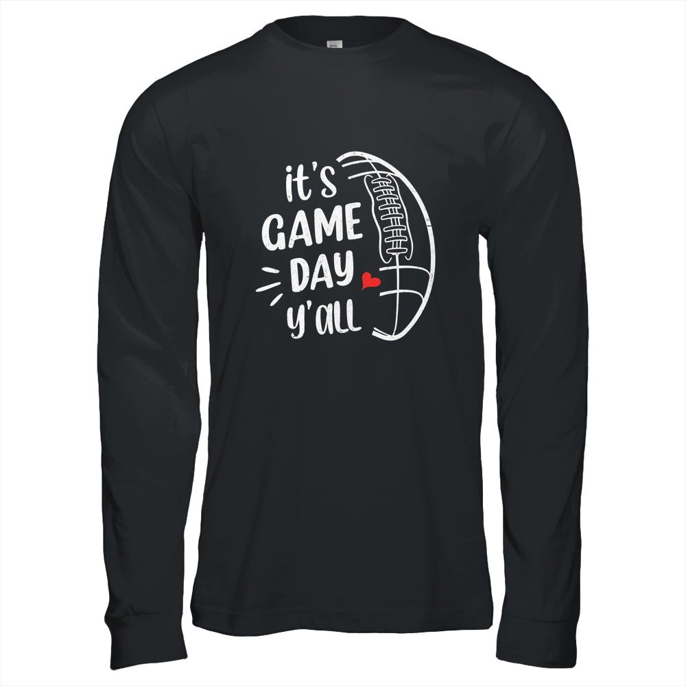 It's Game Day Y'all Funny Football Women Football Mom Shirt & Hoodie | siriusteestore