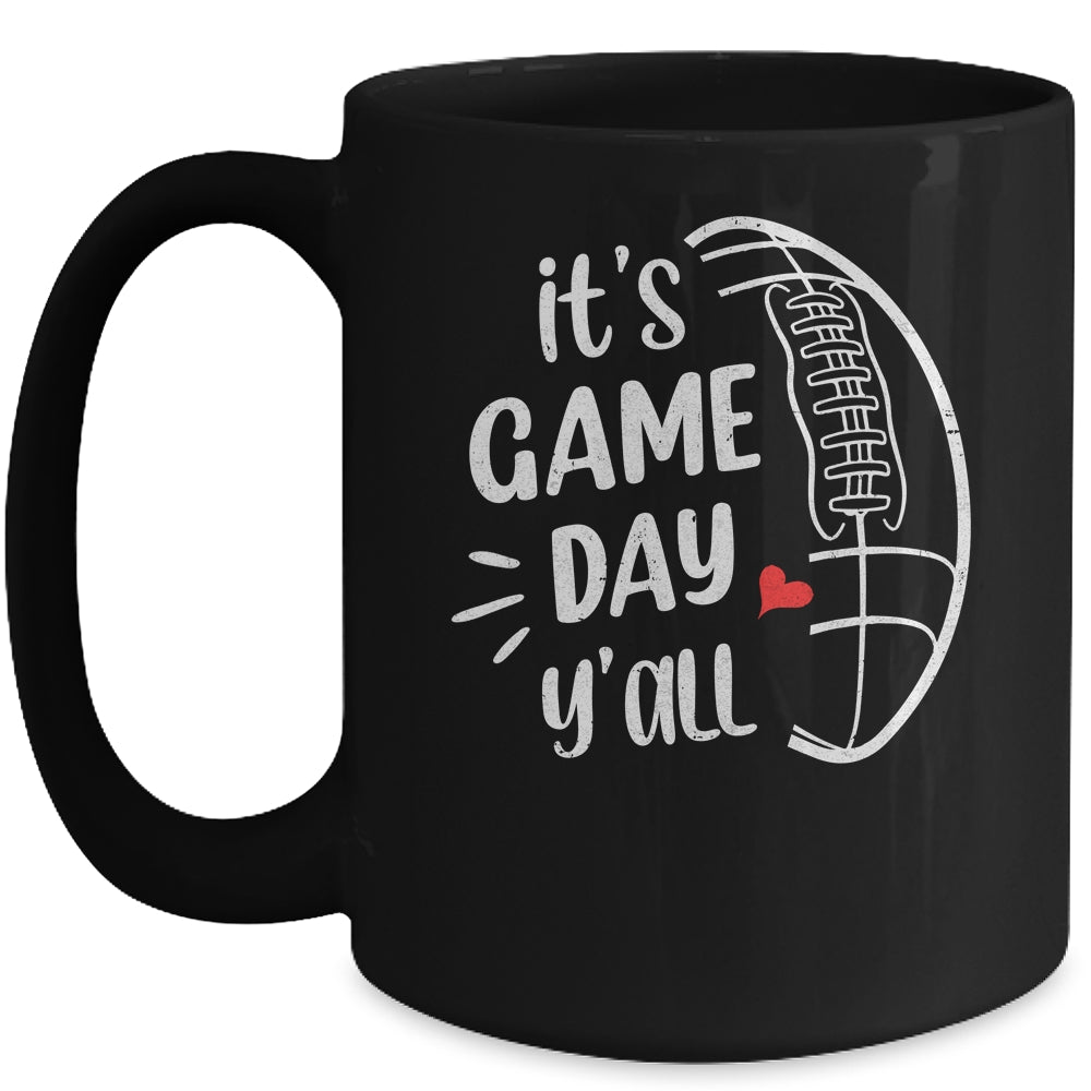 It's Game Day Y'all Funny Football Women Football Mom Mug | siriusteestore