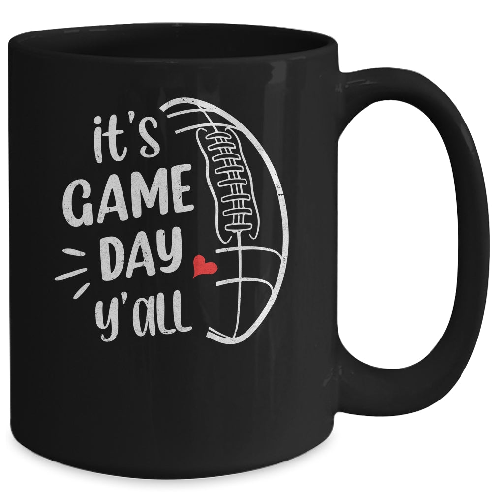 It's Game Day Y'all Funny Football Women Football Mom Mug | siriusteestore
