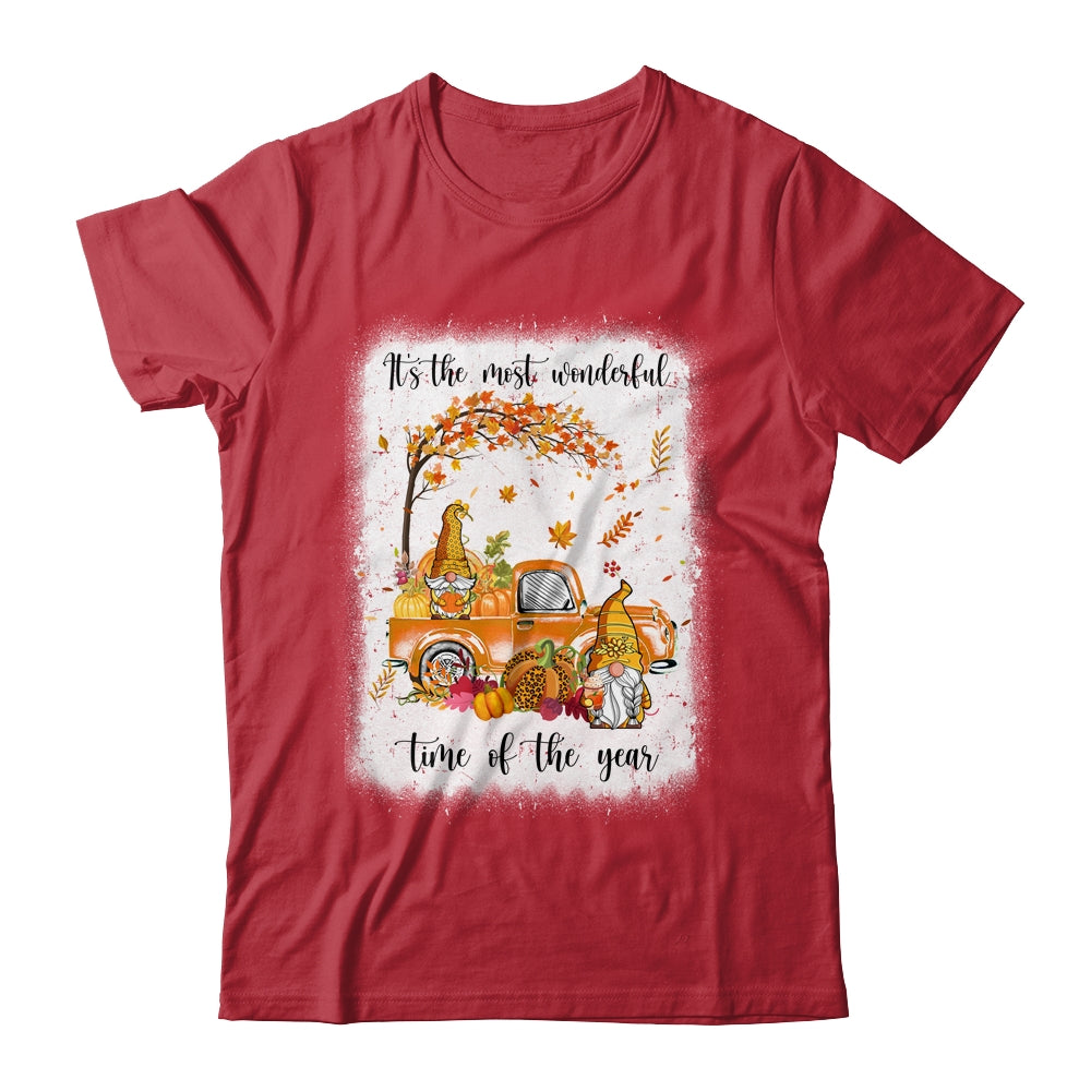 It's The Most Wonderful Time Of The Year Gnomes Bleached Shirt & Hoodie | siriusteestore