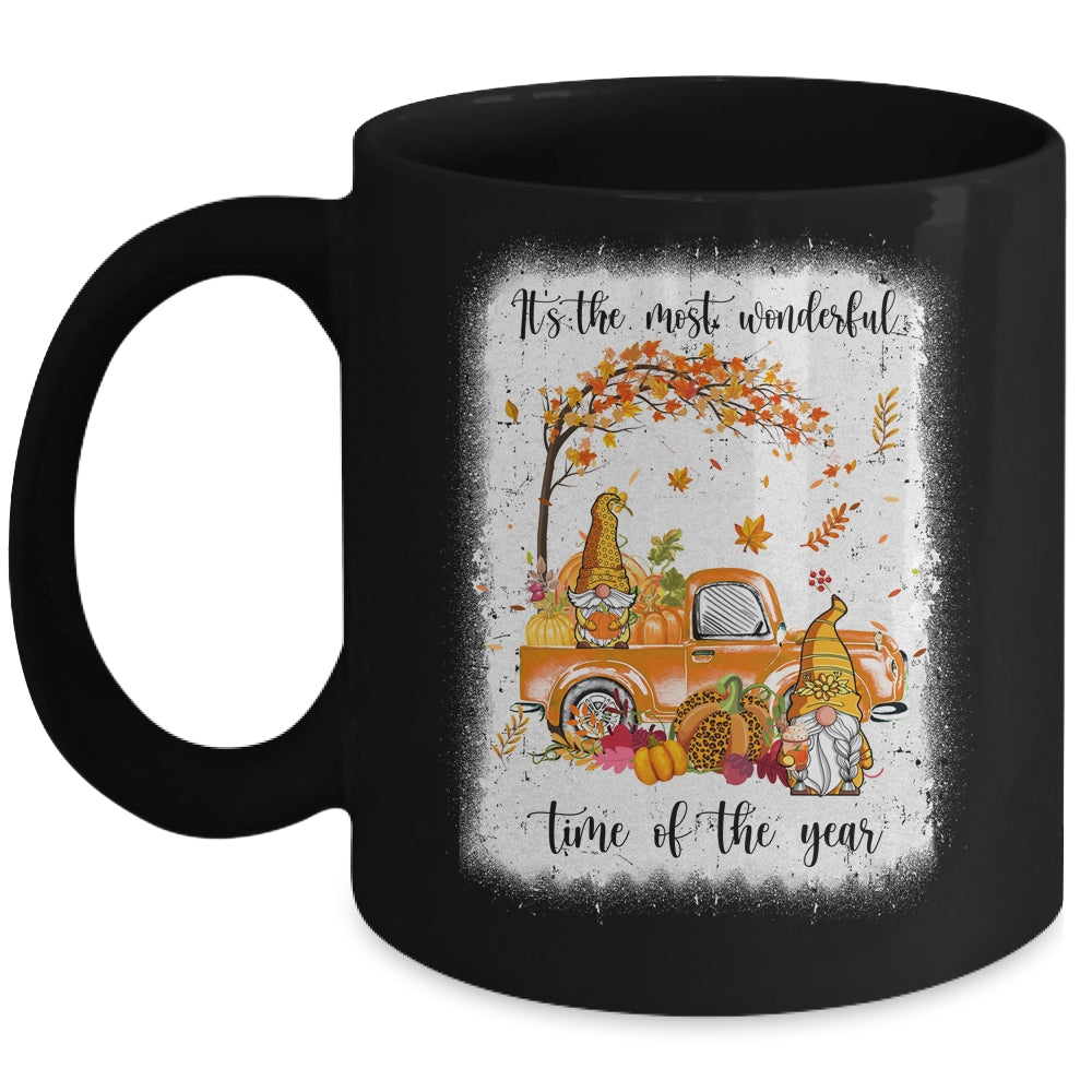 It's The Most Wonderful Time Of The Year Gnomes Bleached Mug | siriusteestore