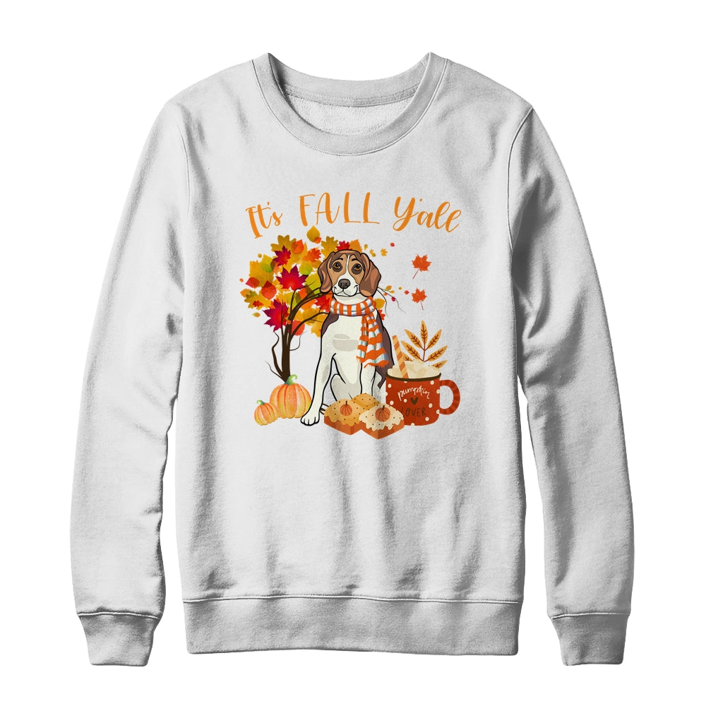 Its Fall Yall Beagle Dog Halloween Autumn Shirt & Sweatshirt | siriusteestore