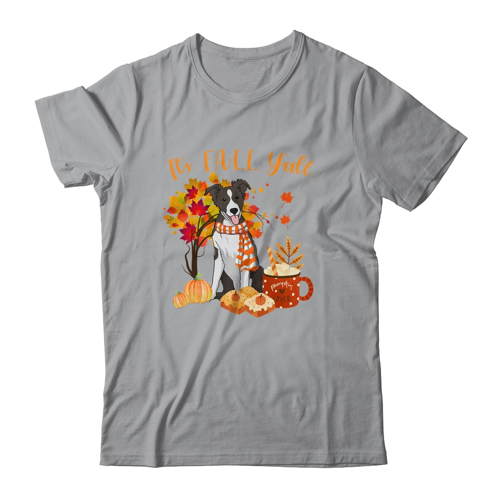 Its Fall Yall Border Collie Dog Halloween Autumn Shirt & Sweatshirt | siriusteestore