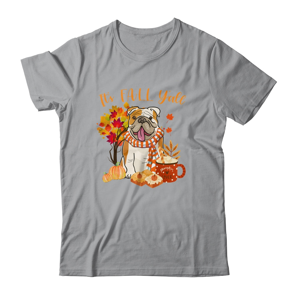 Its Fall Yall Bulldog Dog Halloween Autumn Shirt & Sweatshirt | siriusteestore