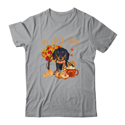 Its Fall Yall Dachshund Dog Halloween Autumn Shirt & Sweatshirt | siriusteestore