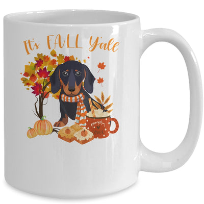 Its Fall Yall Dachshund Dog Halloween Autumn Mug | siriusteestore