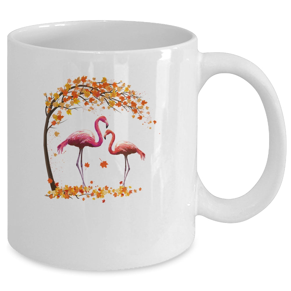 Its Fall Yall Flamingo Thanksgiving Halloween Gift Mug | siriusteestore