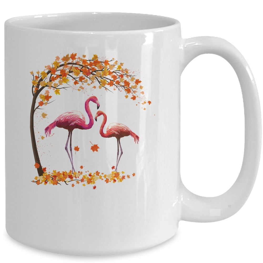 Its Fall Yall Flamingo Thanksgiving Halloween Gift Mug | siriusteestore