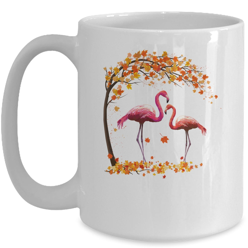 Its Fall Yall Flamingo Thanksgiving Halloween Gift Mug | siriusteestore