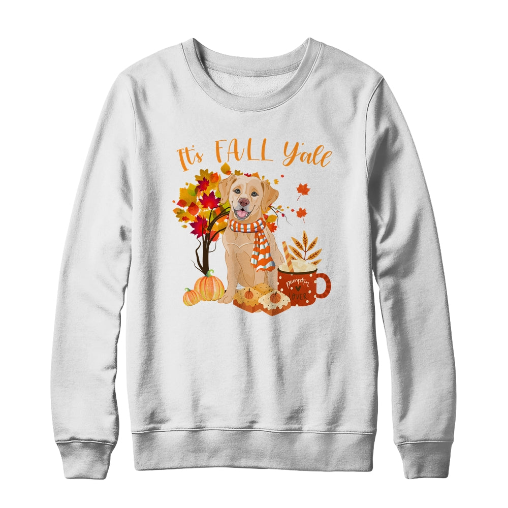 Its Fall Yall Golden Retriever Dog Halloween Autumn Shirt & Sweatshirt | siriusteestore