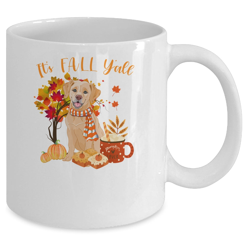 Its Fall Yall Golden Retriever Dog Halloween Autumn Mug | siriusteestore