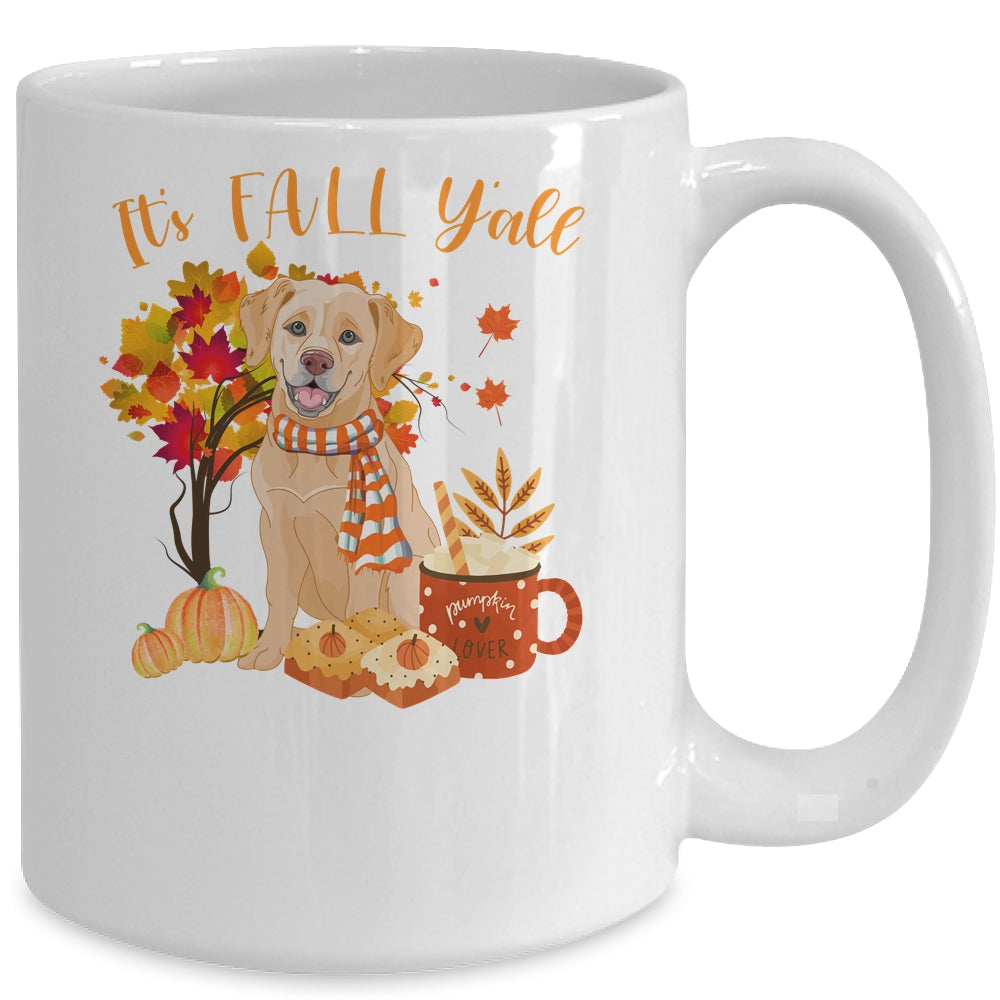 Its Fall Yall Golden Retriever Dog Halloween Autumn Mug | siriusteestore