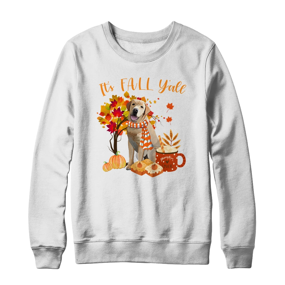 Its Fall Yall Labrador Dog Halloween Autumn Shirt & Sweatshirt | siriusteestore