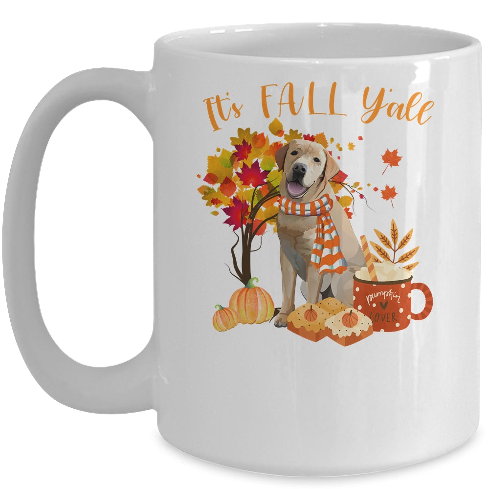 Its Fall Yall Labrador Dog Halloween Autumn Mug | siriusteestore