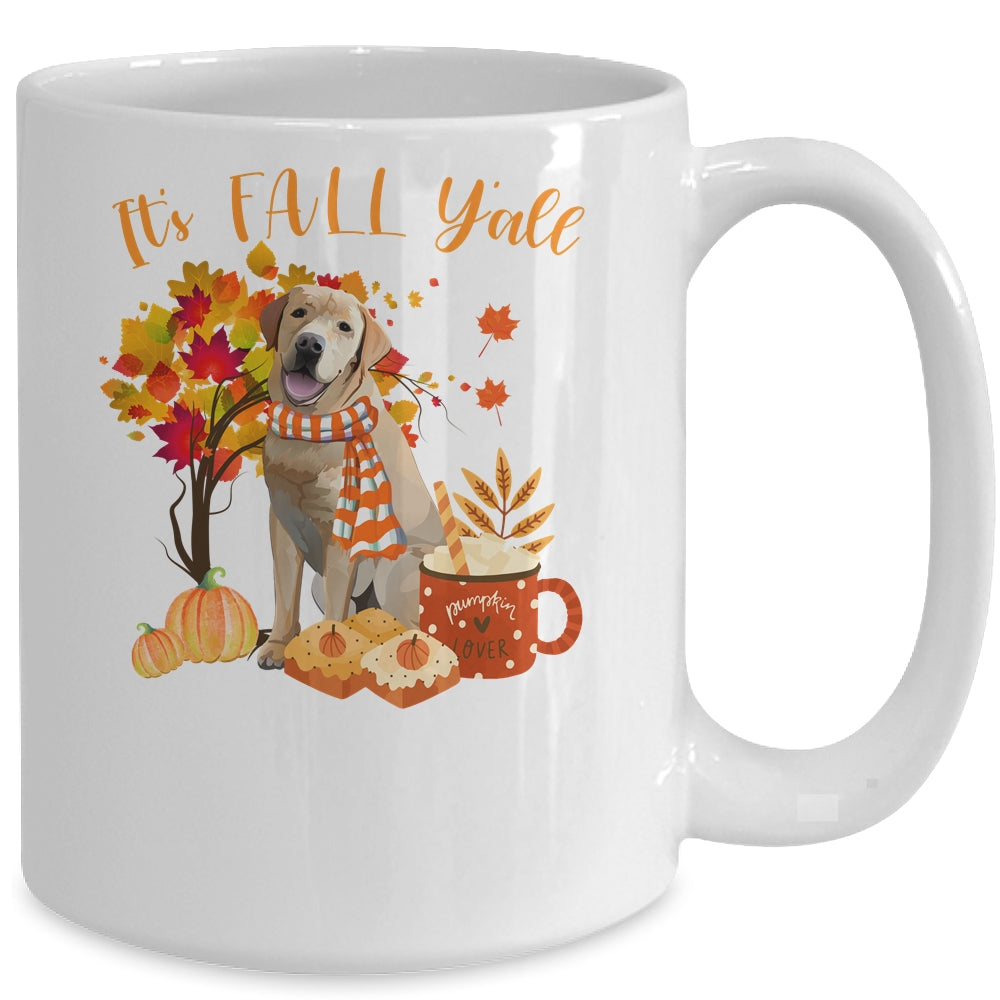 Its Fall Yall Labrador Dog Halloween Autumn Mug | siriusteestore