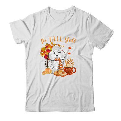 Its Fall Yall Poodle Dog Halloween Autumn Shirt & Sweatshirt | siriusteestore