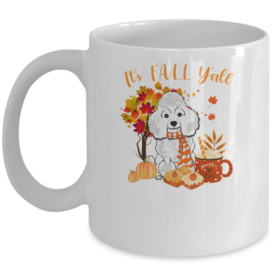 Its Fall Yall Poodle Dog Halloween Autumn Mug | siriusteestore
