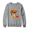 Its Fall Yall Pug Dog Halloween Autumn Shirt & Sweatshirt | siriusteestore