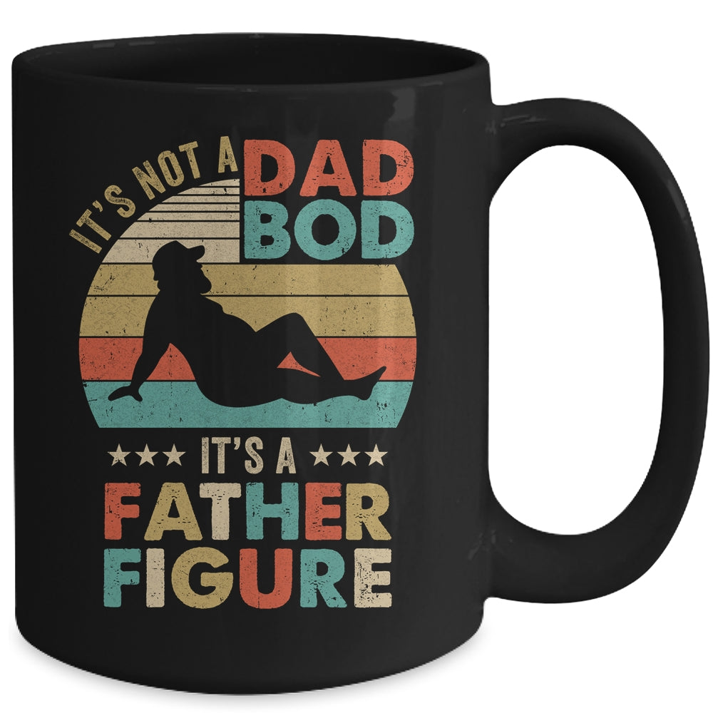 Its Not A Dad Bod Its Father Figure Fathers Day Vintage Mug | siriusteestore