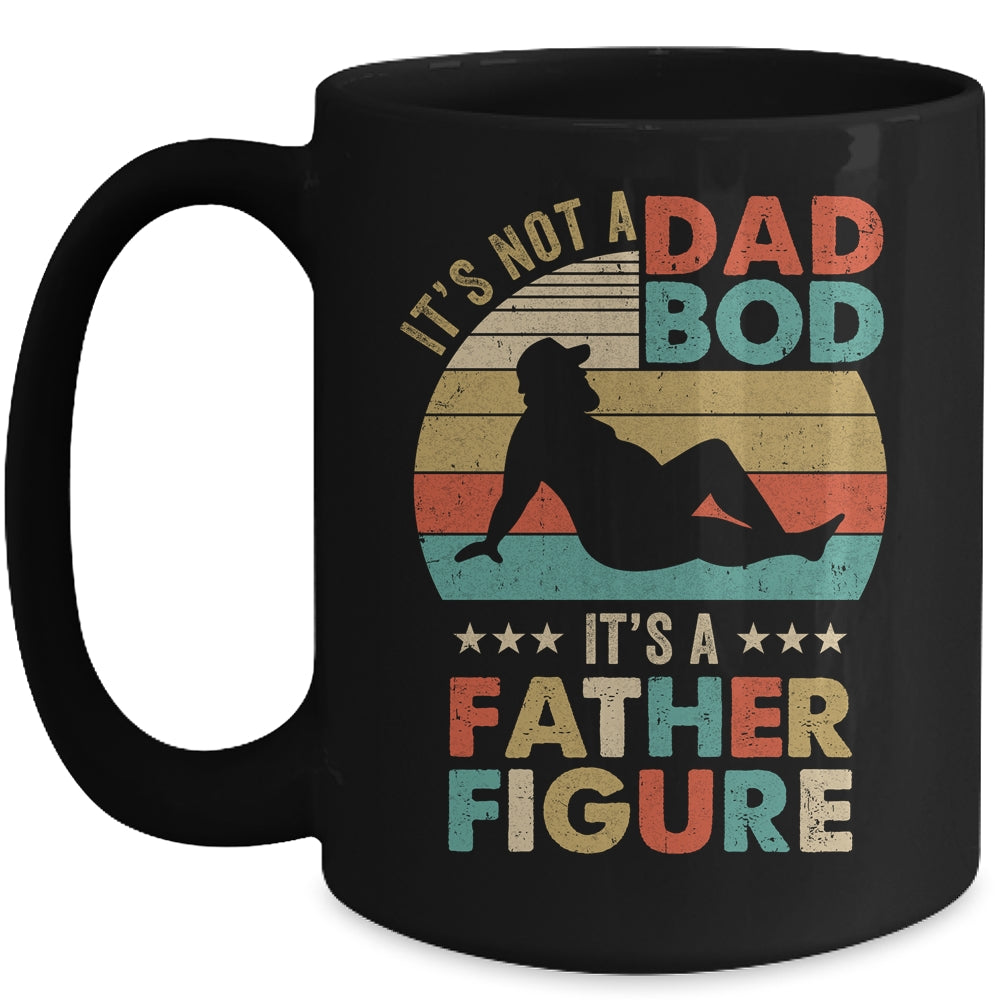 Its Not A Dad Bod Its Father Figure Fathers Day Vintage Mug | siriusteestore