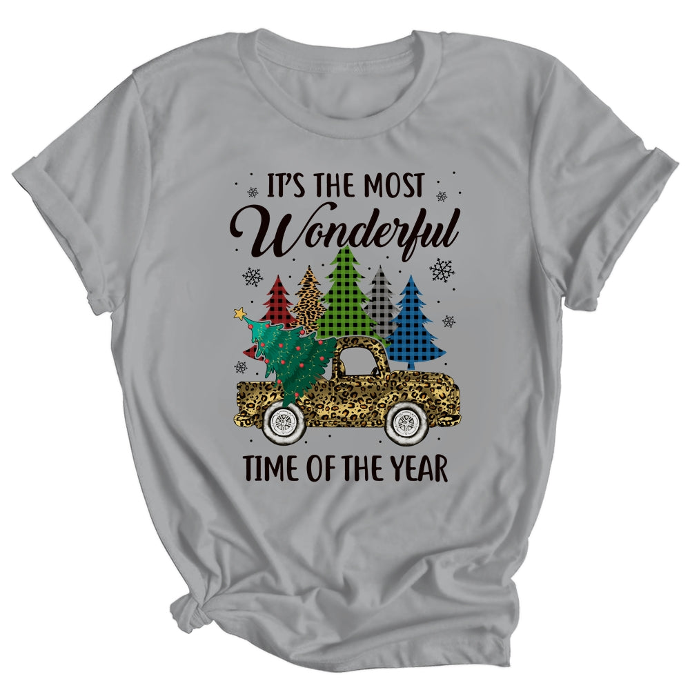 Its The Most Wonderful Time Of The Year Plaid Christmas Tree Shirt & Sweatshirt | siriusteestore