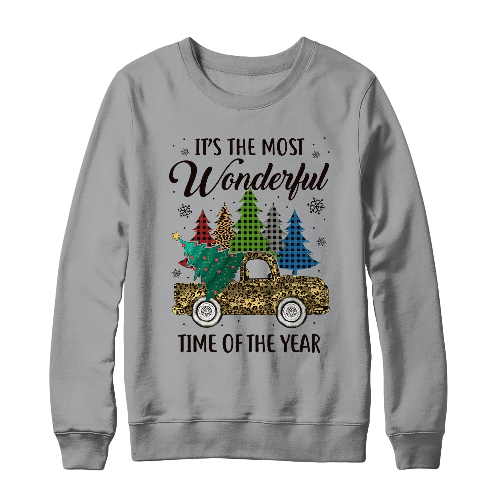 Its The Most Wonderful Time Of The Year Plaid Christmas Tree Shirt & Sweatshirt | siriusteestore
