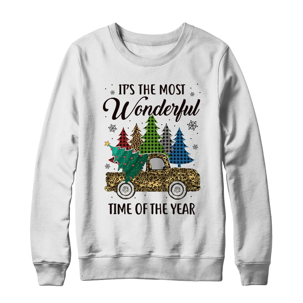 Its The Most Wonderful Time Of The Year Plaid Christmas Tree Shirt & Sweatshirt | siriusteestore