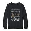 Its The Most Wonderful Time The Year Leopard Plaid Christmas Tree Shirt & Sweatshirt | siriusteestore