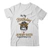 January Birthday Girl Queen Messy Bun Its My Birthday Leopard Shirt & Tank Top | siriusteestore