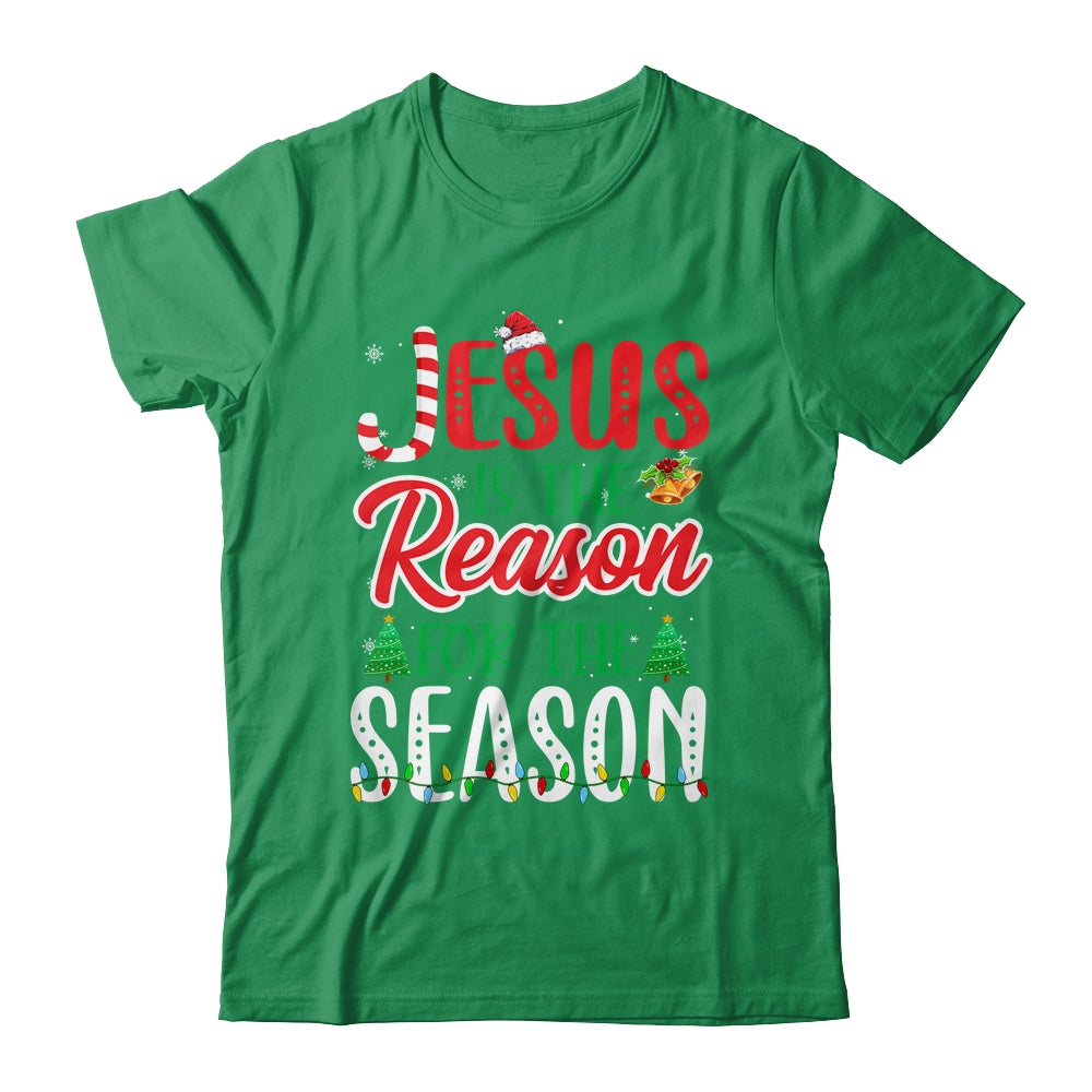 Jesus Is The Reason For The Season Christian Candy Xmas Shirt & Sweatshirt | siriusteestore