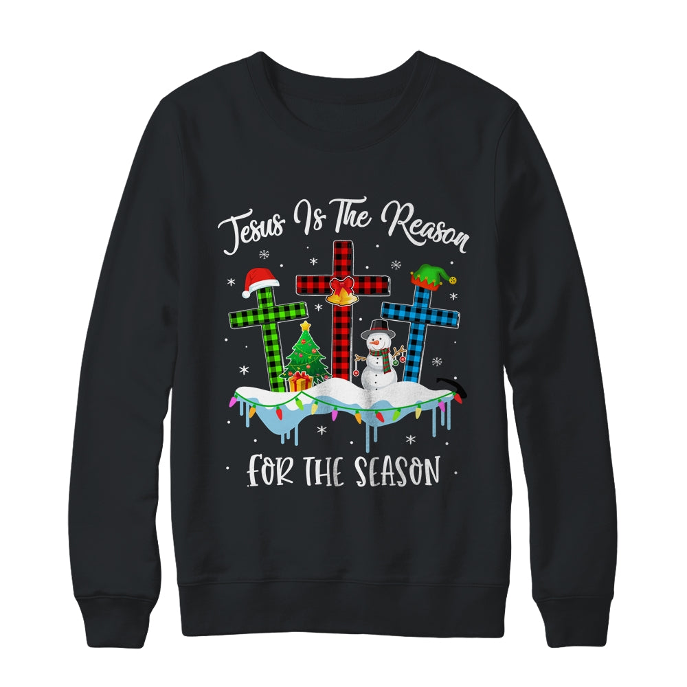 Jesus Is The Reason For The Season Christian Christmas Xmas Shirt & Sweatshirt | siriusteestore