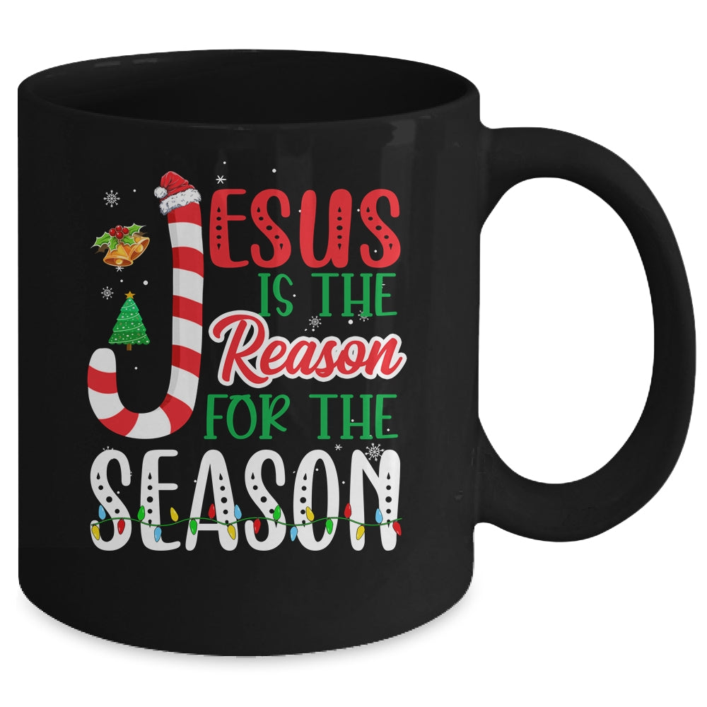 Jesus Is The Reason For The Season Christian Faith Christmas Mug | siriusteestore