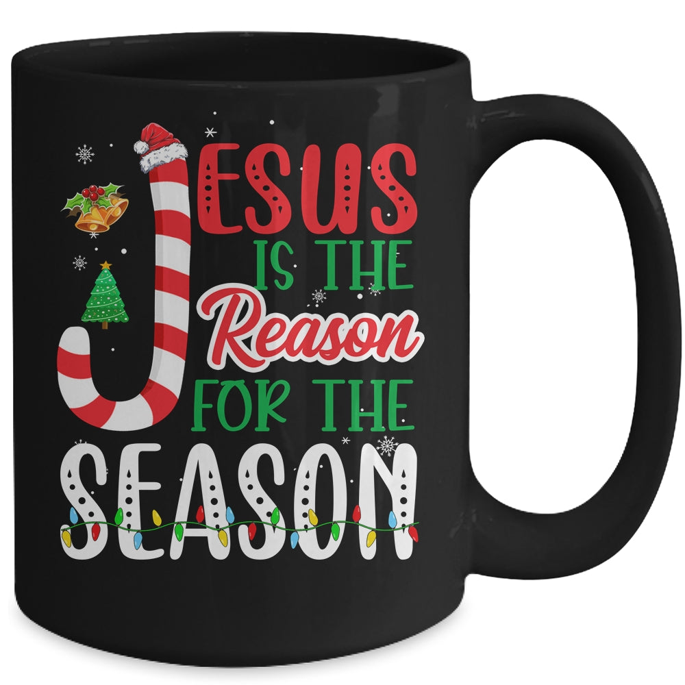 Jesus Is The Reason For The Season Christian Faith Christmas Mug | siriusteestore