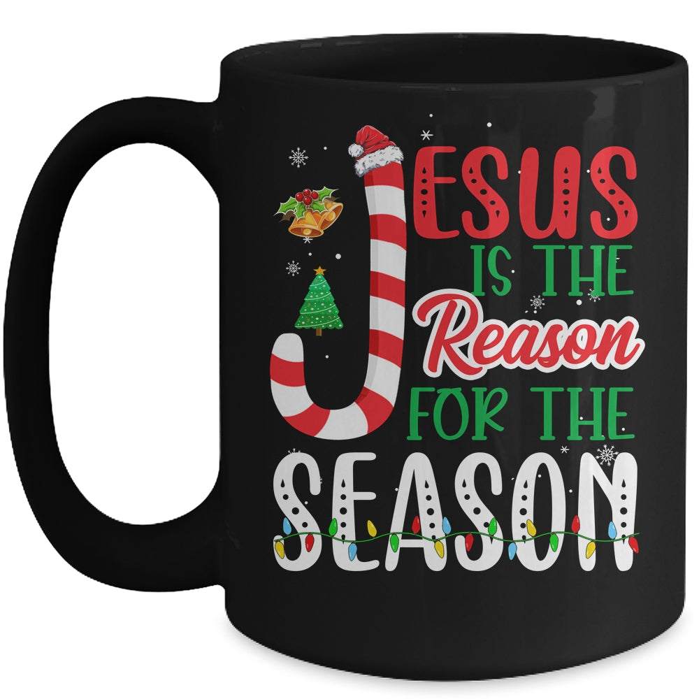 Jesus Is The Reason For The Season Christian Faith Christmas Mug | siriusteestore