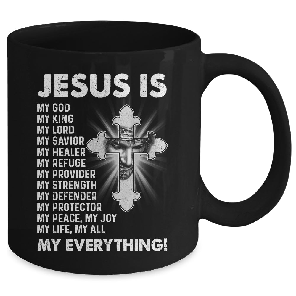 Jesus My Savior Lord Christian God Cross Women Men Kids Mug | siriusteestore