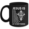Jesus My Savior Lord Christian God Cross Women Men Kids Mug | siriusteestore