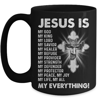 Jesus My Savior Lord Christian God Cross Women Men Kids Mug | siriusteestore