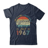 July 1967 Vintage 55 Years Old Retro 55th Birthday Shirt & Hoodie | siriusteestore