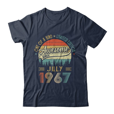 July 1967 Vintage 55 Years Old Retro 55th Birthday Shirt & Hoodie | siriusteestore