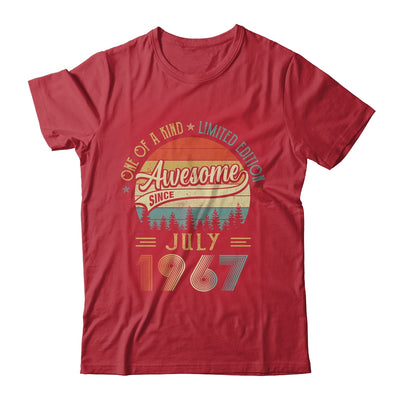 July 1967 Vintage 55 Years Old Retro 55th Birthday Shirt & Hoodie | siriusteestore