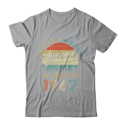 July 1967 Vintage 55 Years Old Retro 55th Birthday Shirt & Hoodie | siriusteestore