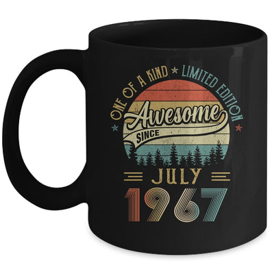 July 1967 Vintage 55 Years Old Retro 55th Birthday Mug | siriusteestore