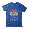 July 1987 Vintage 35 Years Old Retro 35th Birthday Shirt & Hoodie | siriusteestore