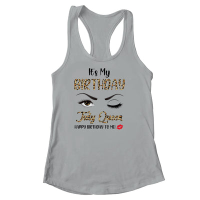 July Birthday Leopard It's My Birthday July Queen Shirt & Tank Top | siriusteestore