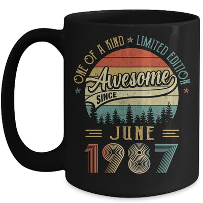 June 1987 Vintage 35 Years Old Retro 35th Birthday Mug | siriusteestore