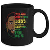 Juneteenth 1865 Freedom Day Ancestors Not Free In 1776 Men Mug | siriusteestore